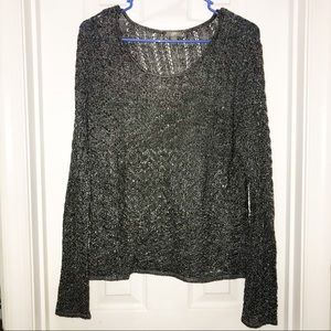 J. Jill ⭐️ NWOT Shimmery Black Top ✨